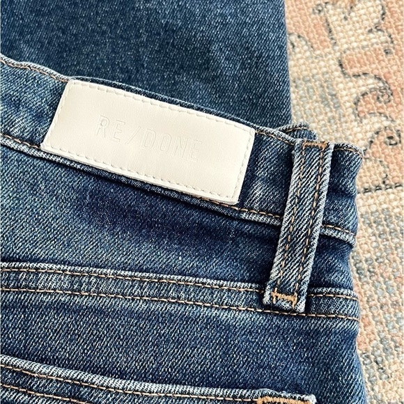 RE/DONE 90s High Rise Ankle Jeans Cadet Indigo 29 - Picture 9 of 14